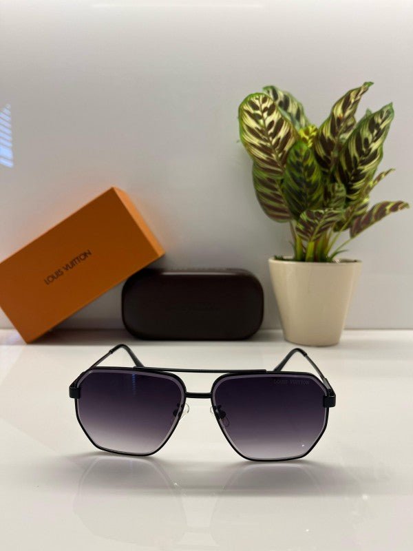 Branded Lv All Black Sunglasses EW