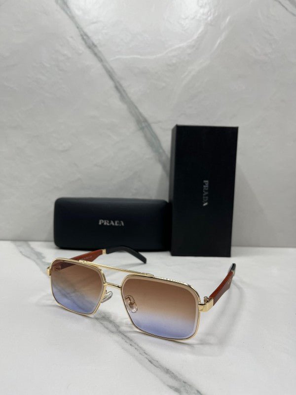 Branded Pda Gold Desert Sunglasses EW