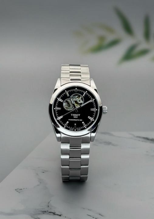 Tissot powermatic 80 silver black