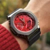 Casio G-Shock GM2100B-4A RED CasiOak Watch