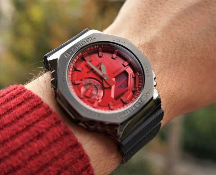 Casio G-Shock GM2100B-4A RED CasiOak Watch