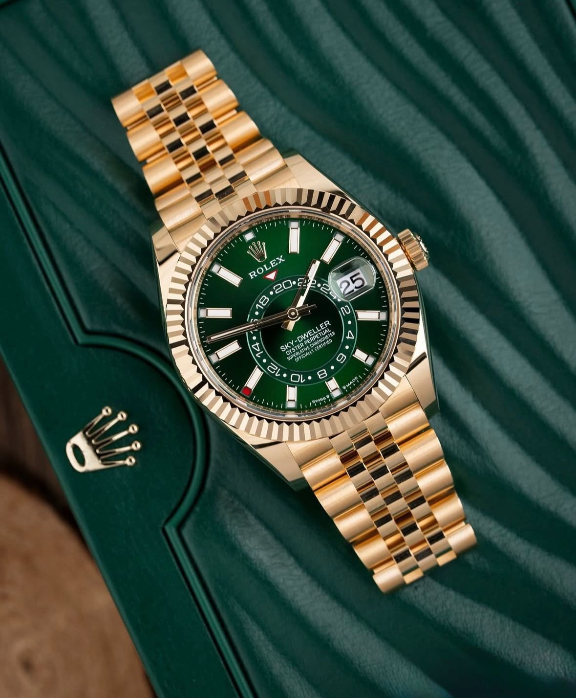 RLX SKY-DWELLER [GREEN / GOLDEN] 1509025