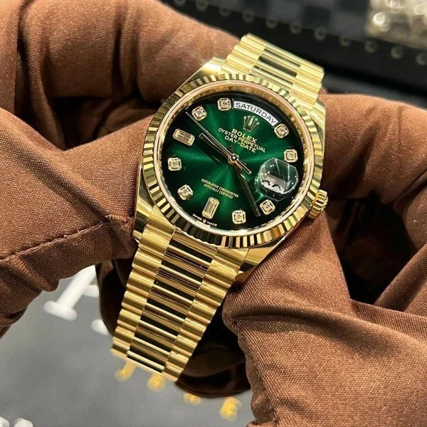 RLX DAY DATE [GREEN / GOLDEN] 0110025