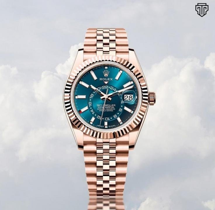 RLX SKY-DWELLER [PEACOCK BLUE / ROSEGOLD] 2909025